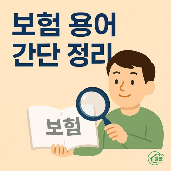 보험 용어 정리 이미지