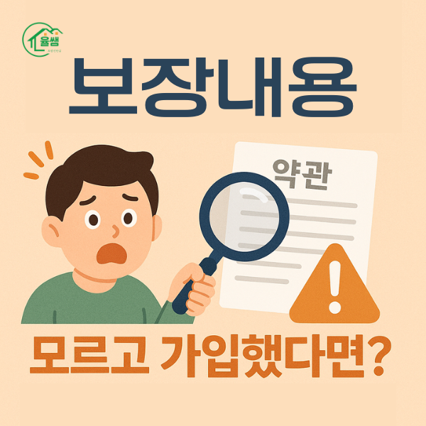 보험 보장내용 확인 이미지